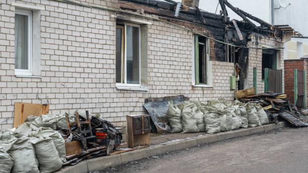 Professional Soot Cleanup technician working in Upperville, VA